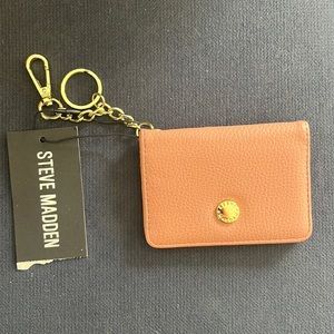 steve madden pink card case new with tags